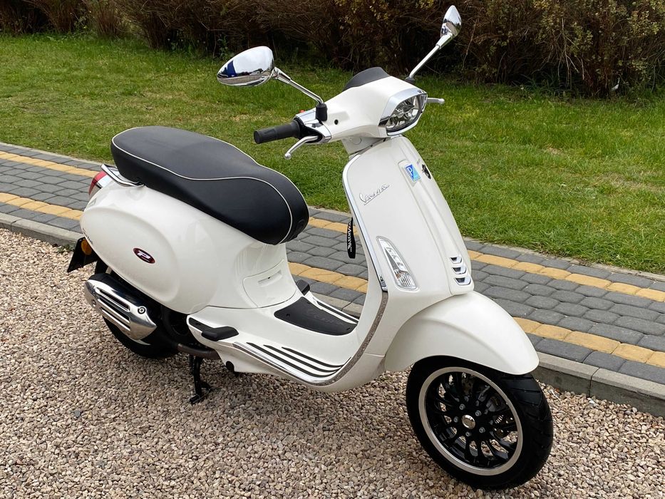 Skuter VESPA Sprint 125 Abs_Biała_Tylko 308km_z Niemiec_Zadbana_2023r