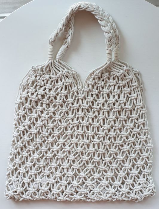 Torebka siatka makrama lato