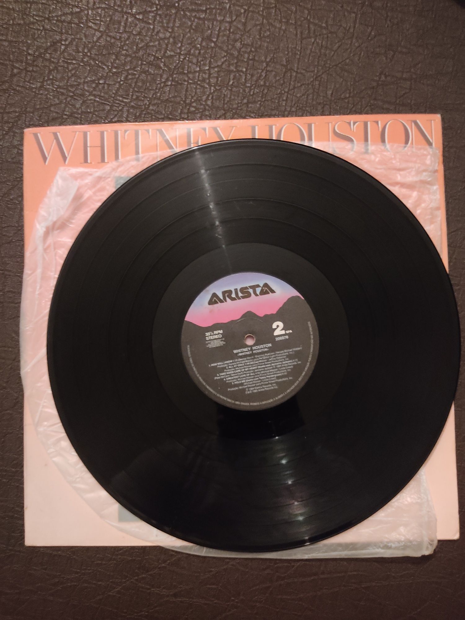 Disco de Vinil Whitney Houston de 1985