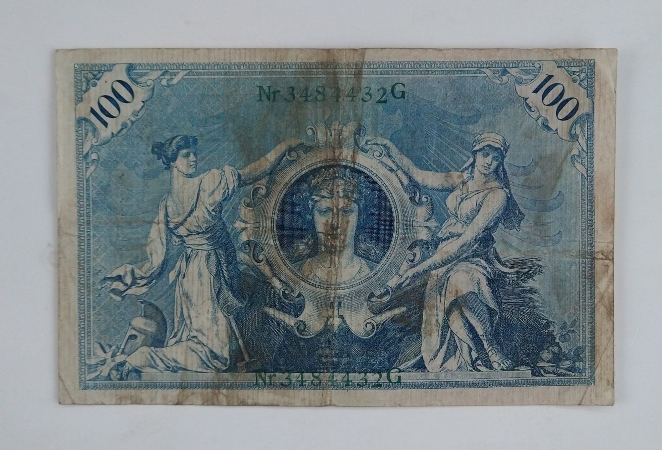 Banknot 100 marek niemieckich , 1908