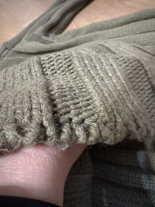 Светр теплий стиль Oversize, колір хакі, теплющий