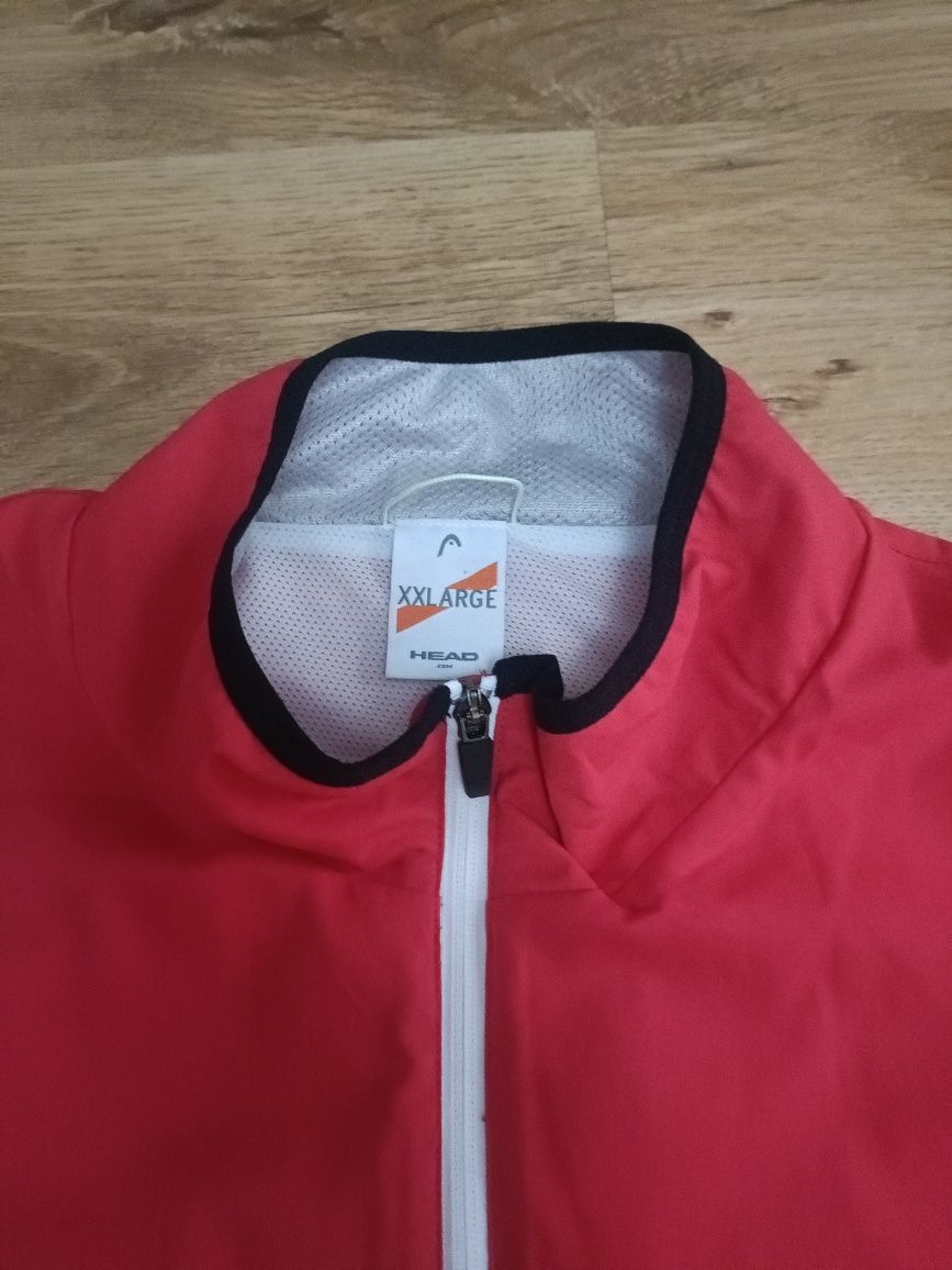 Bluza Head XXL czerwona sportowa tenisa 2xl dres xl  tenisowa Djokovic