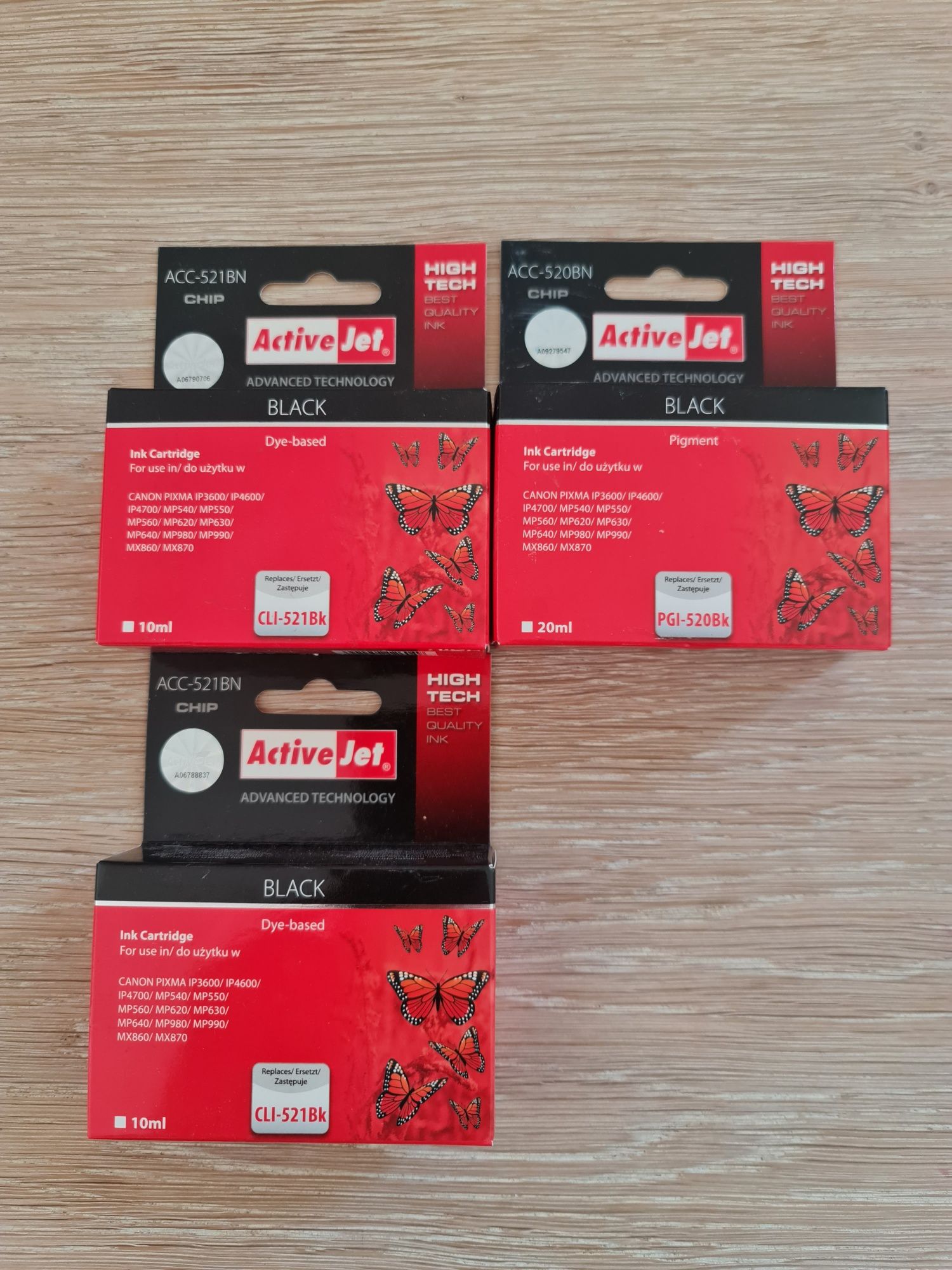 Cartridge, tusze do Canon MP640, MP630, MP980, MP990, MX840, MP560