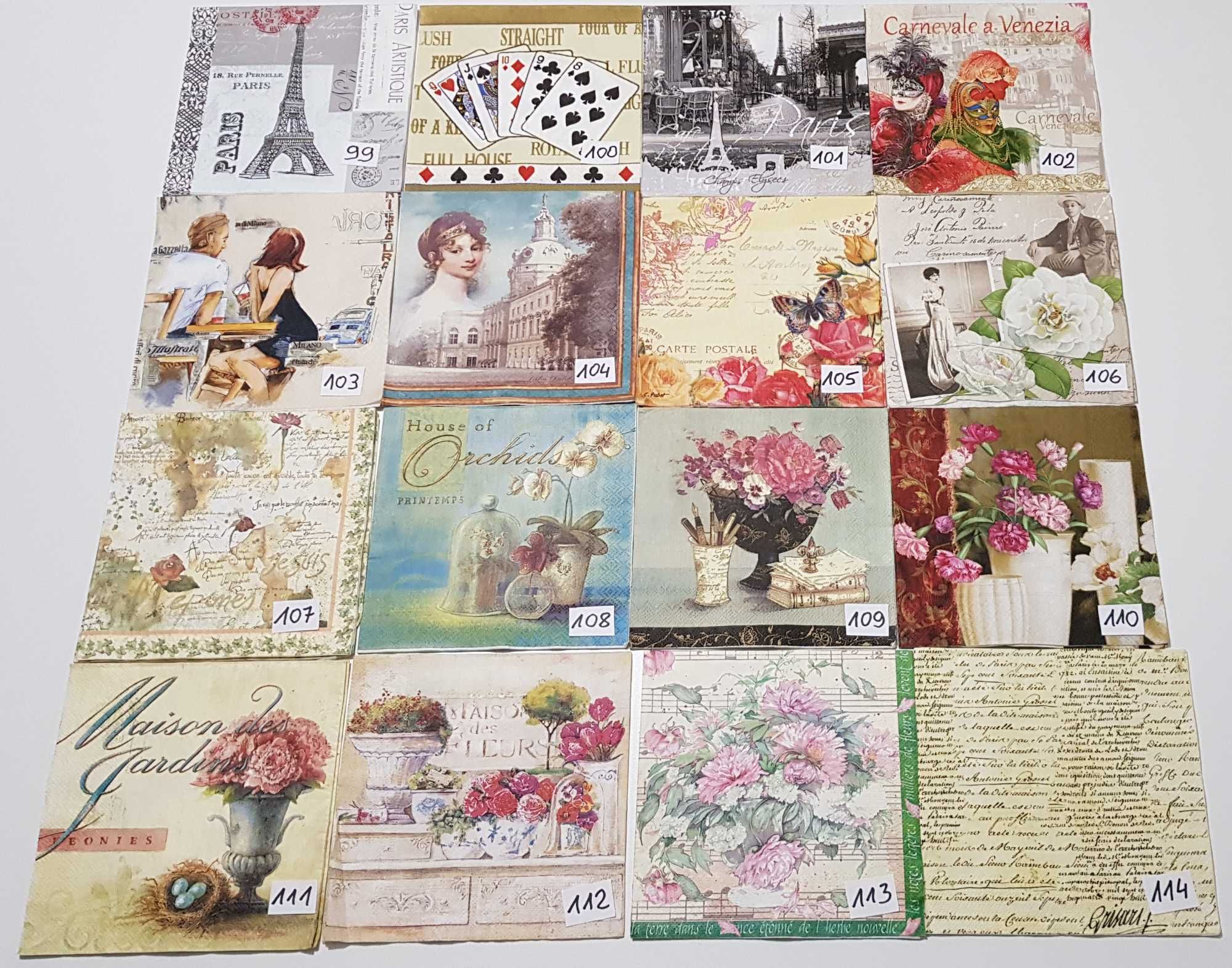 Serwetki decoupage 20 szt