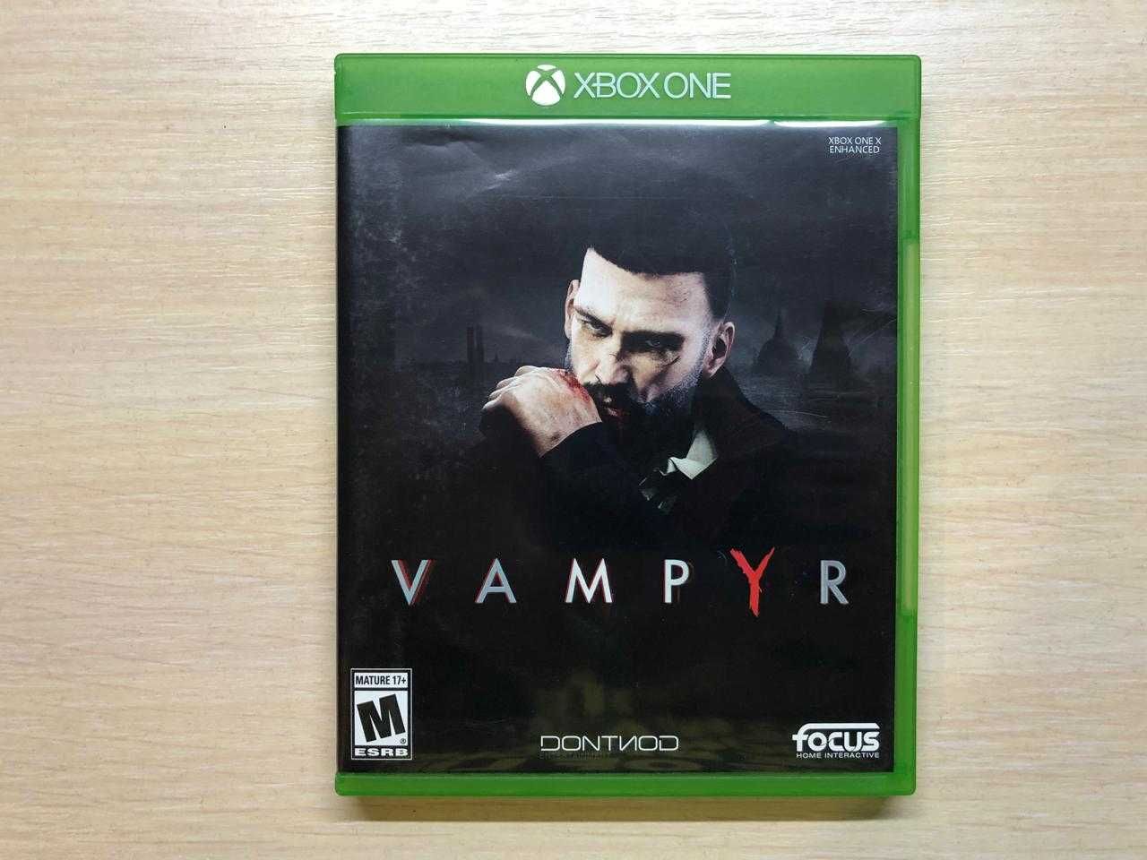 VAMPYR диск с игрой XBOX ONE, ONE X, рус, как новый