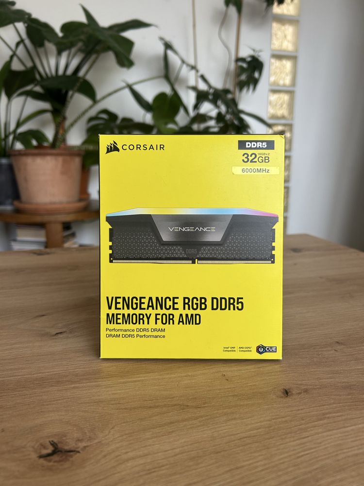 Corsair pamięć DDR5 vengeance RBG 32GB nowa