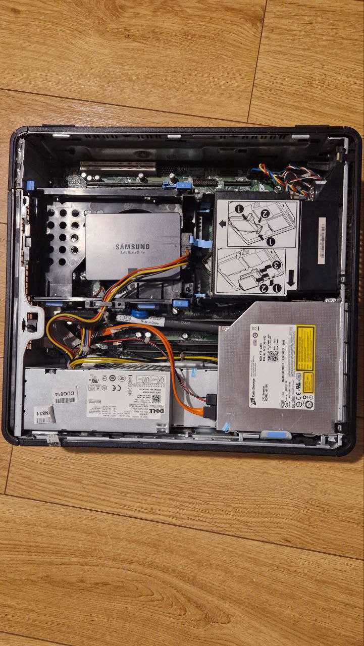 Komputer Dell Optiplex 760 SFF (Quad Core, 6GB RAM, 120GB SSD)