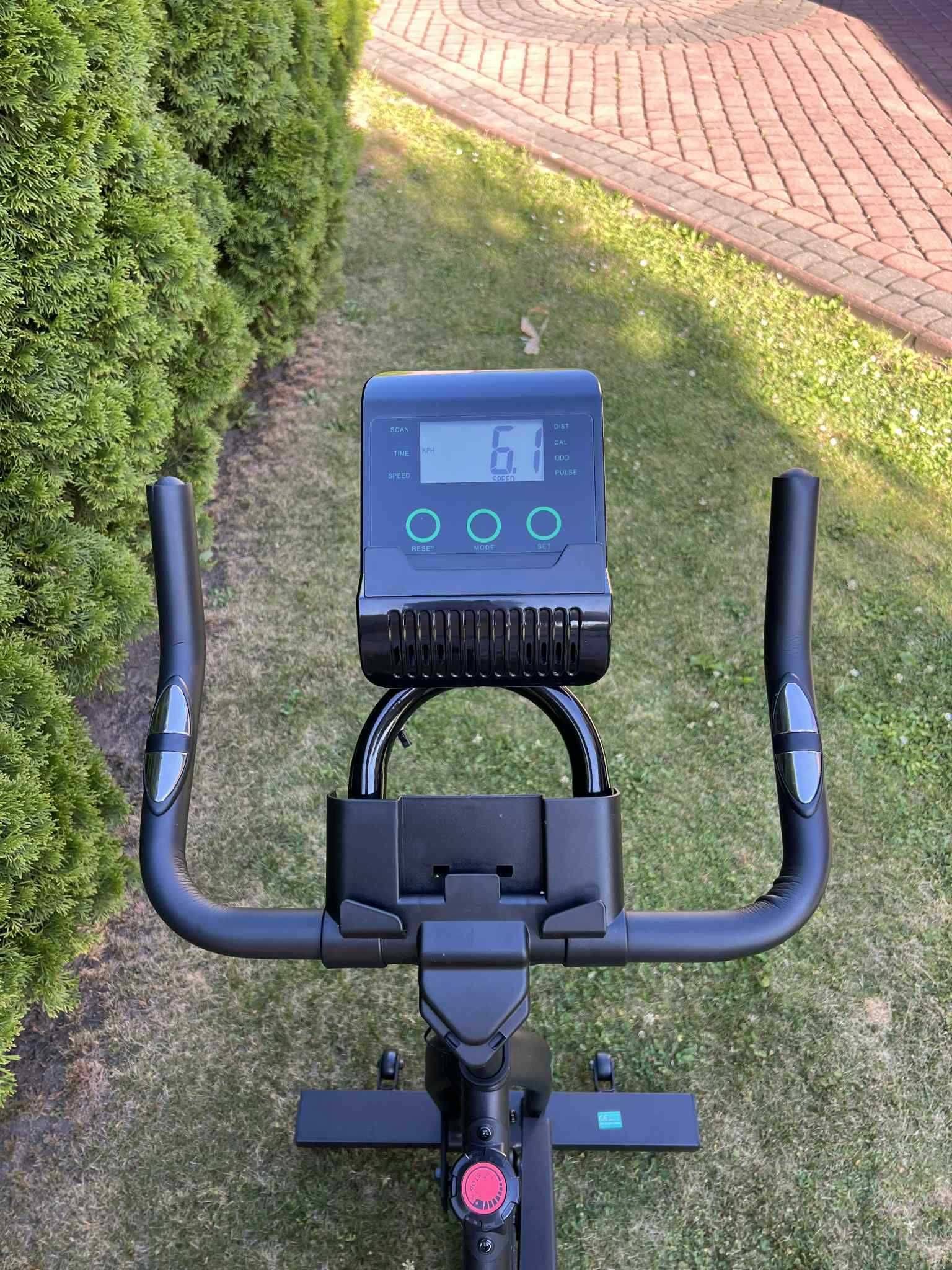 Rower treningowy Micyox MX87 magnetyczny, LCD, tętno