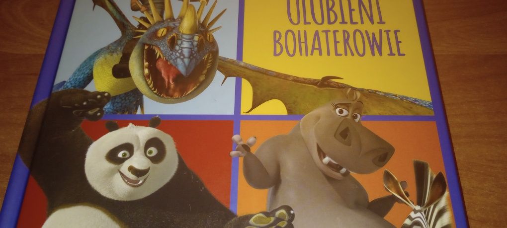 Ulubieni bohaterowie Shrek książka jak nowa