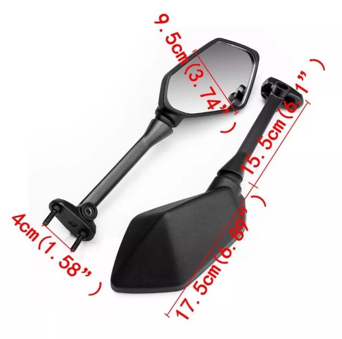 Зеркала на Kawasaki Ninja ZX-6R ZX636 Ninja 300R 250 400 650 ER6F
