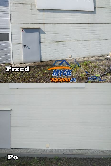 Mycie dachu. Mycie elewacji kostki brukowej. #Mycie-dachow.pl