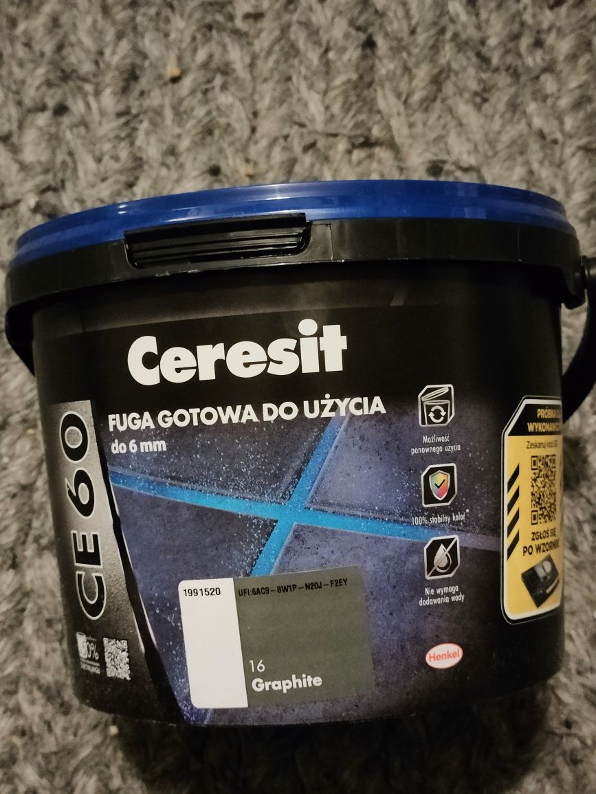 Ceresit nowa fuga Ce 60 graphite, grafit