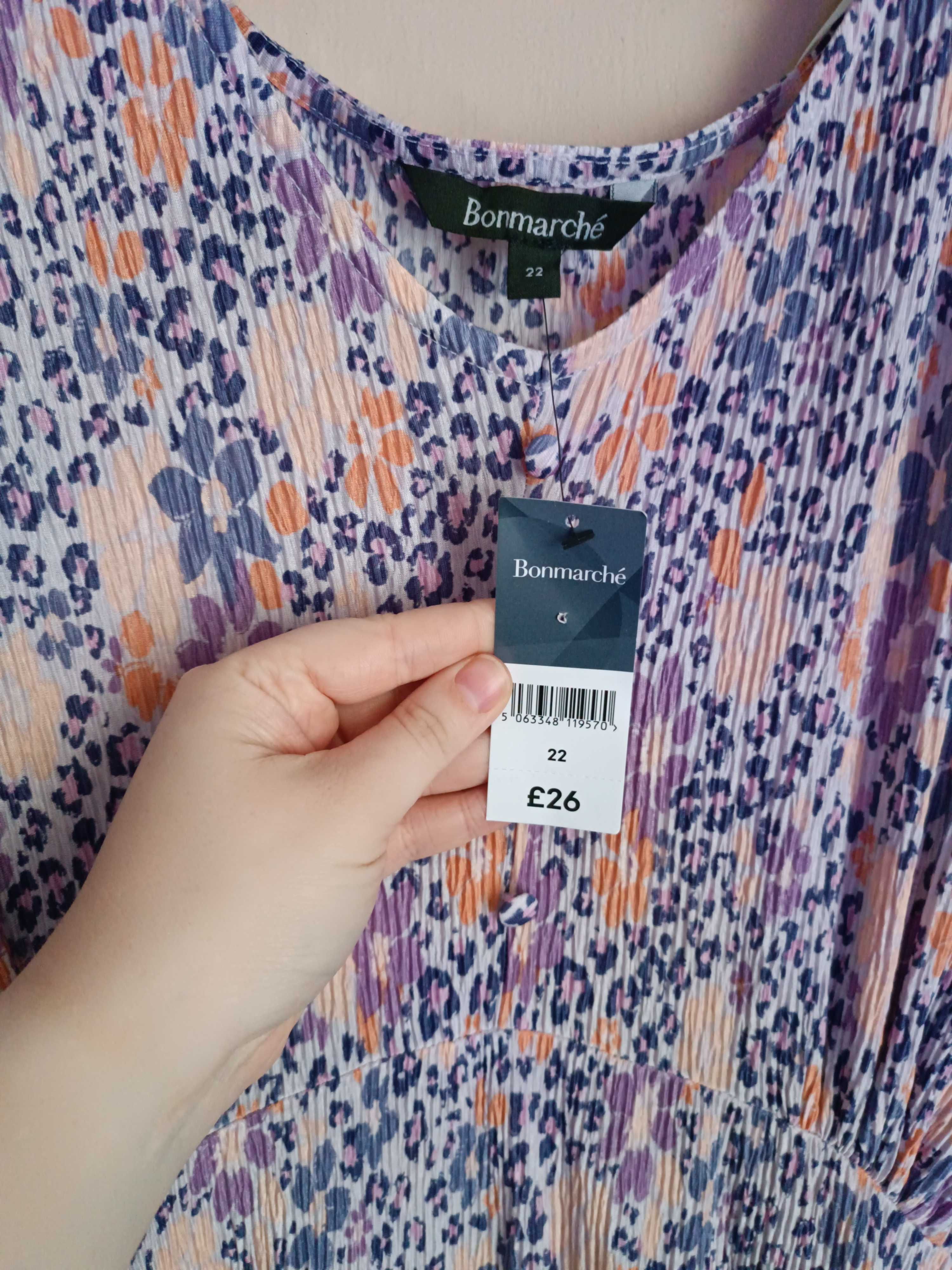 NOWA Długa sukienka plus size 50 Bonmarche