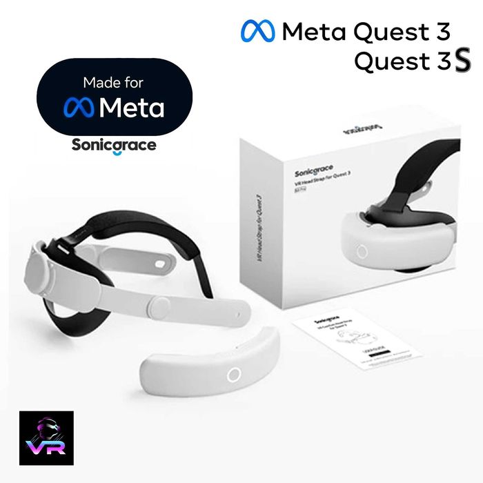 ‼️Meta Quest 3 (3S) Sonicgrace PRO Battery Elite Strap АКБ 8000 mAh