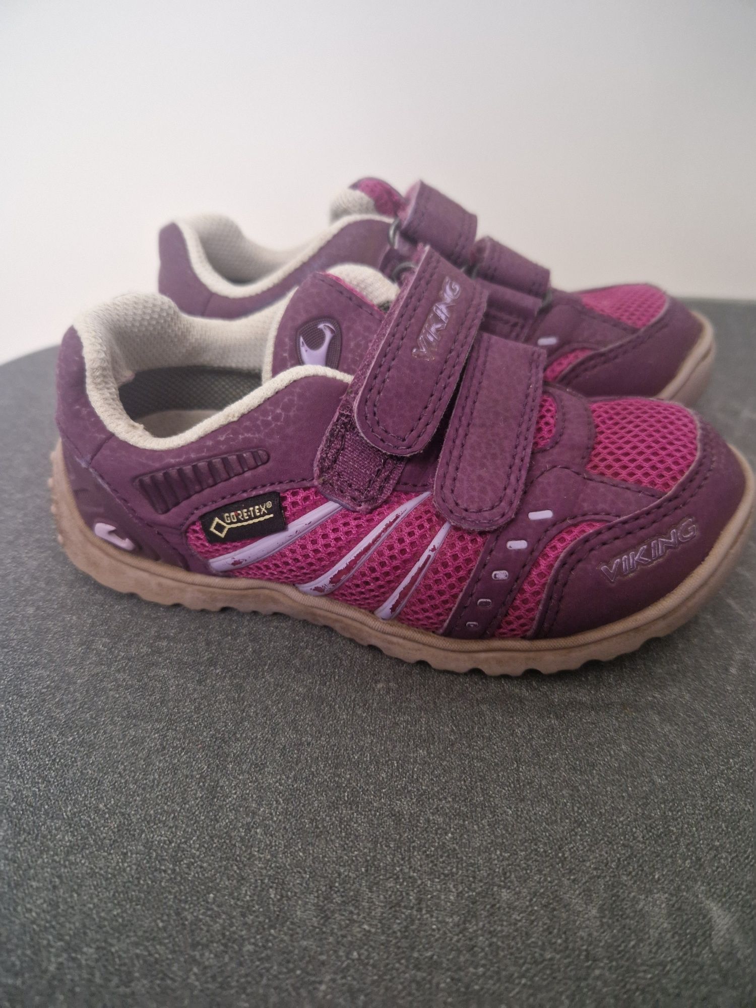 Buty dziewczęce sneakersy Viking r. 26 - 16 cm różowe fioletowe dzieci