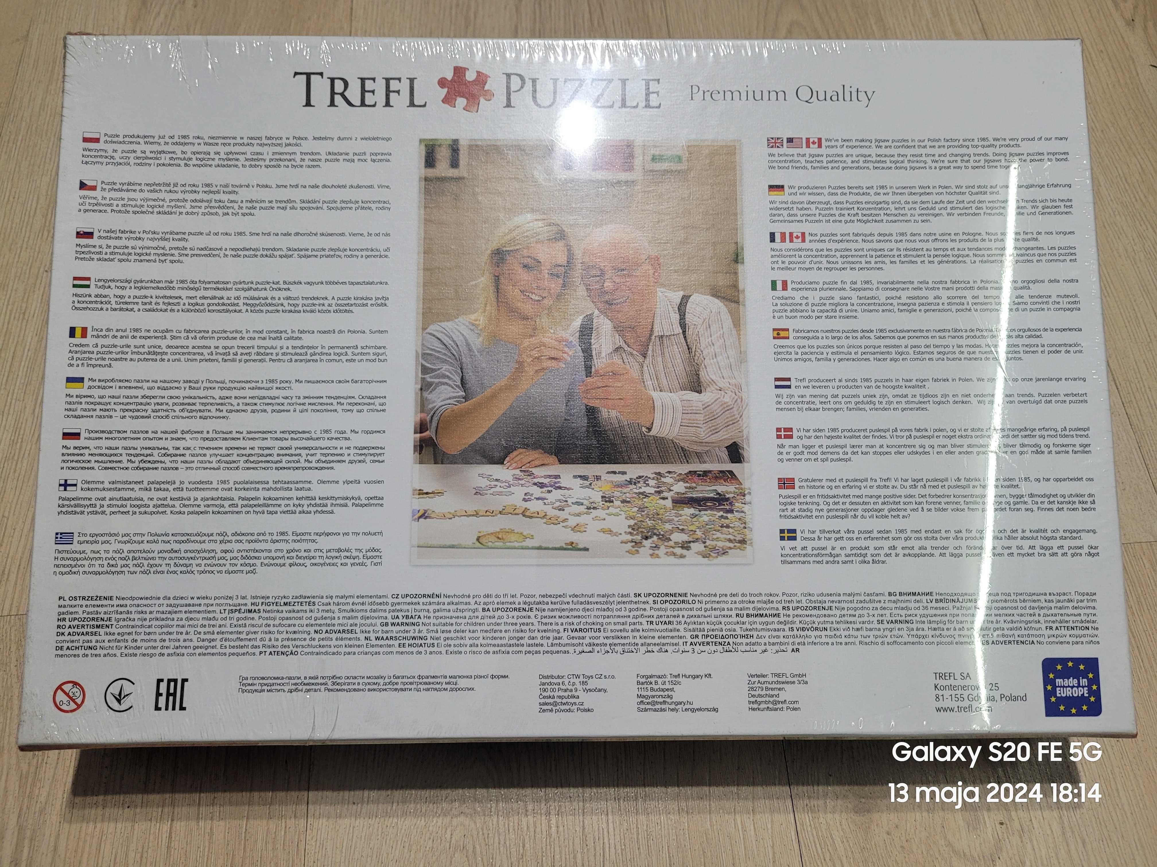 Puzzle Trefl - Premium Quality, Zabawne psie portrety - 1000 el/ 10462