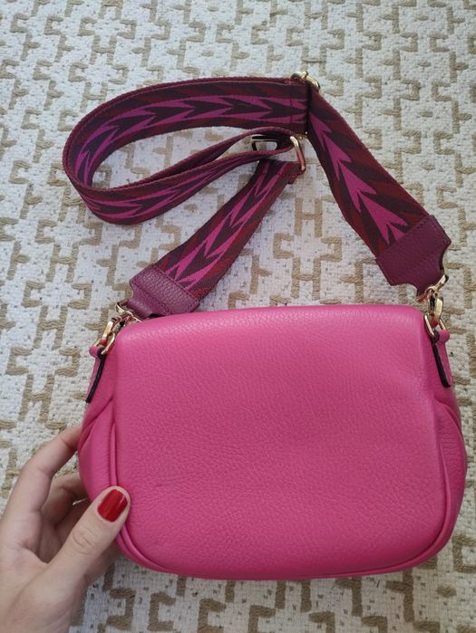 Bolsa Italiana em Rosa com alças