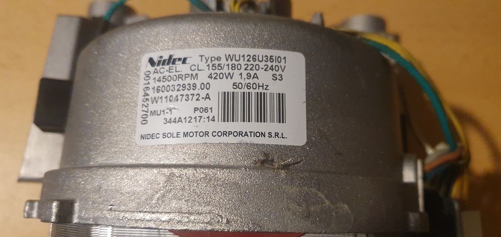 Silnik nidec wu126u35i01 do pralki Indesit