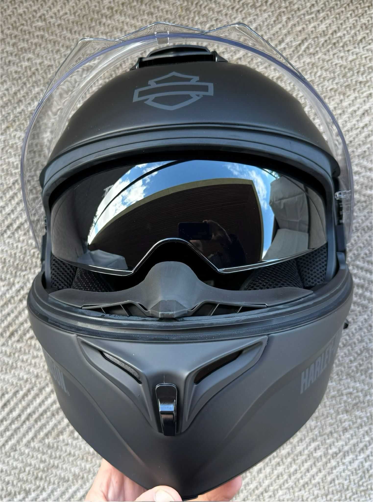 Capacete Harley-Davidson Outrush R Modular Bluetooth-Preto Mate Size S