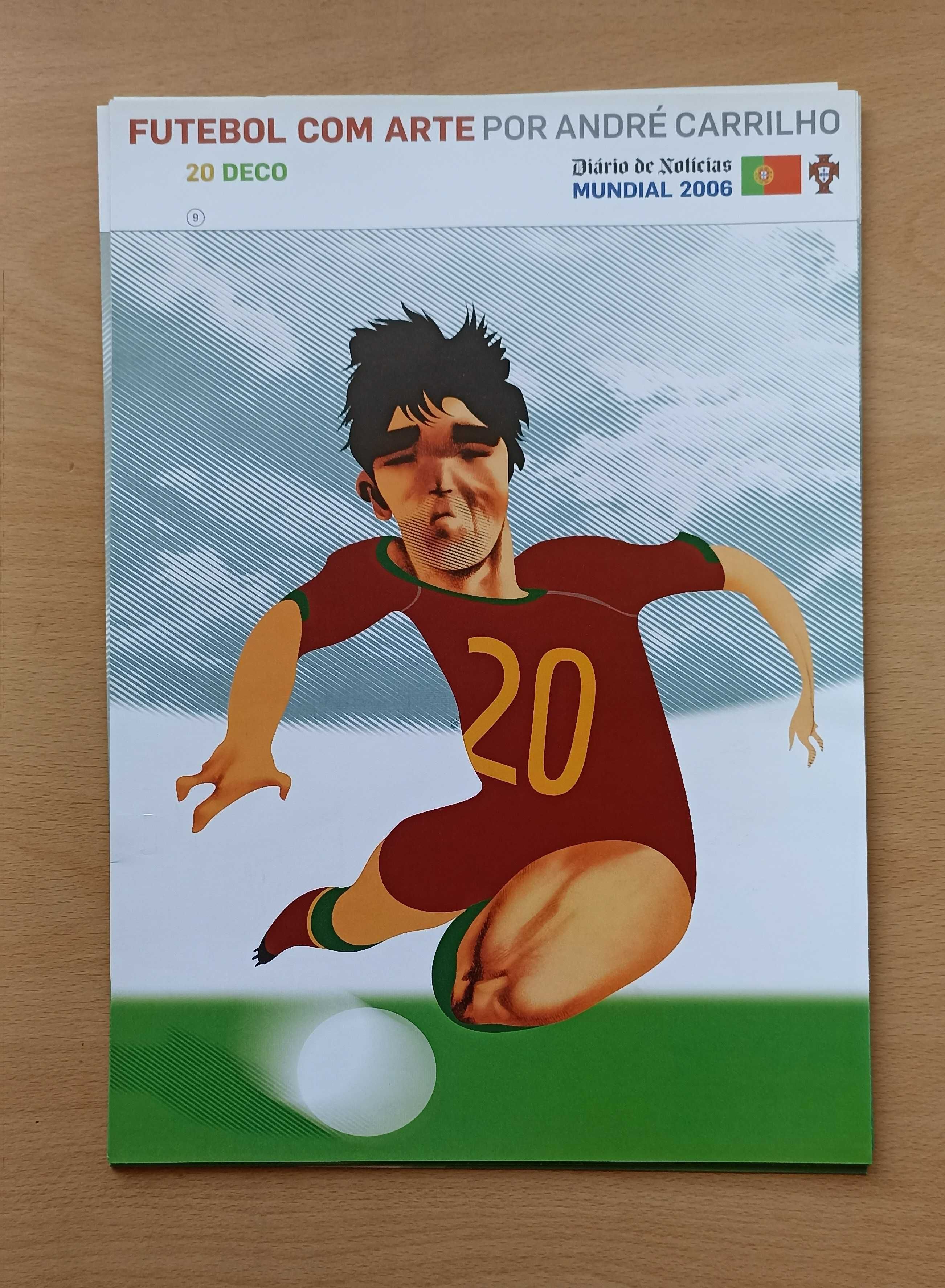 Futebol com Arte - Caricaturas dos 23 jogadores da Seleção Portuguesa