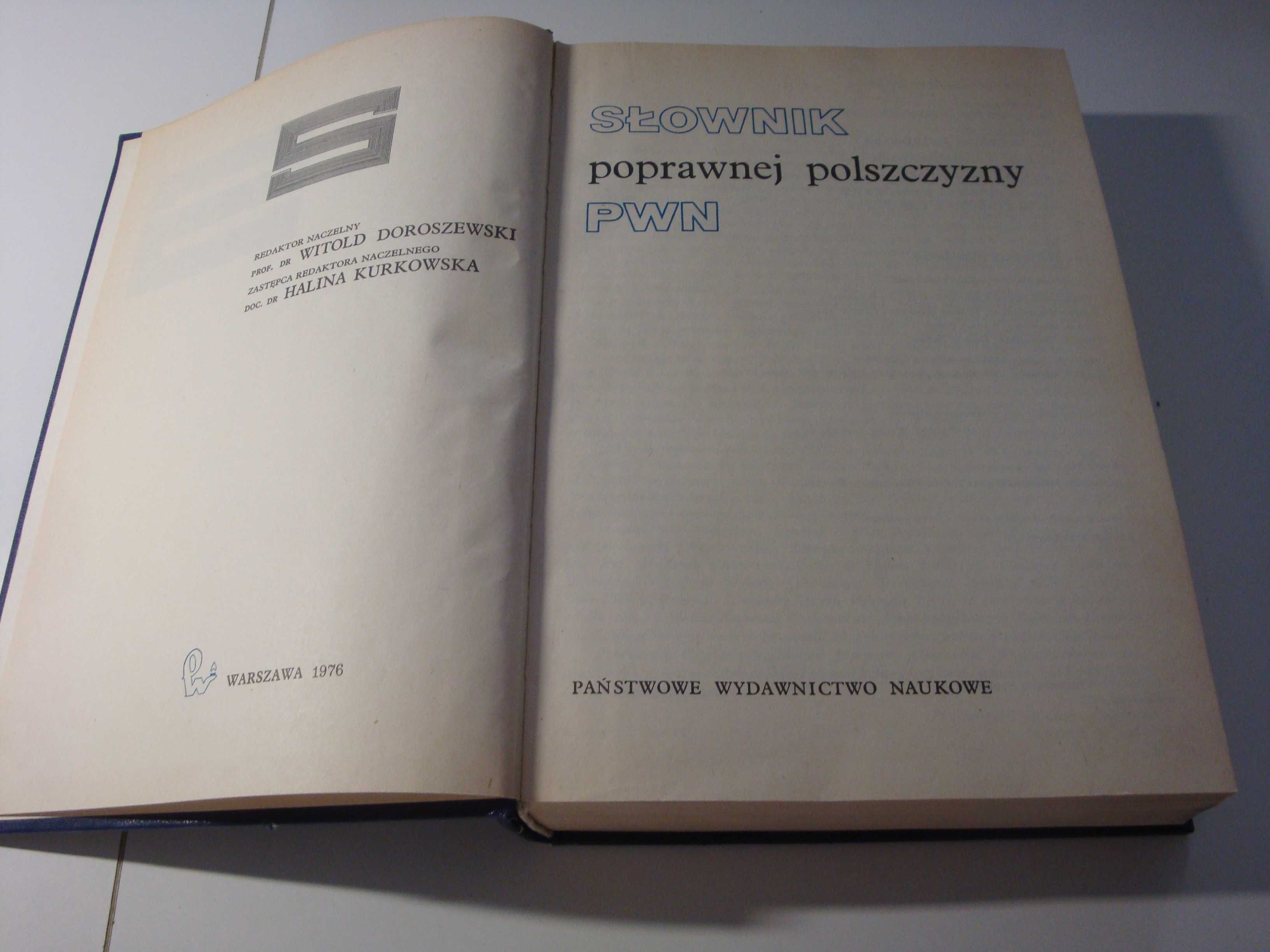 Słownik poprawnej polszczyzny PWN Praca zbiorowa