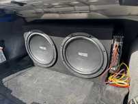 Zestaw CarAudio,subwoofer,skrzynia,wzmacniacz Crunch,RE audio