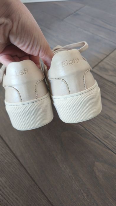 BRASKA - Нові шкіряні жіночі кеди кросівки туфлі Браска (р.37)