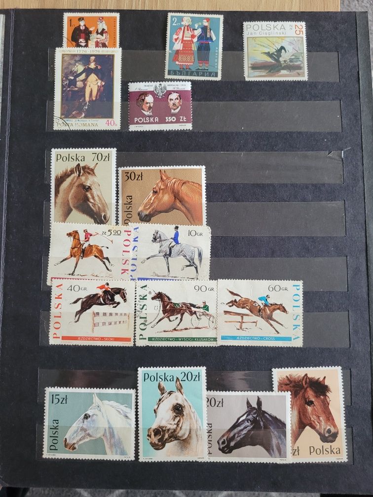 Klaser ze znaczkami pocztowymit
