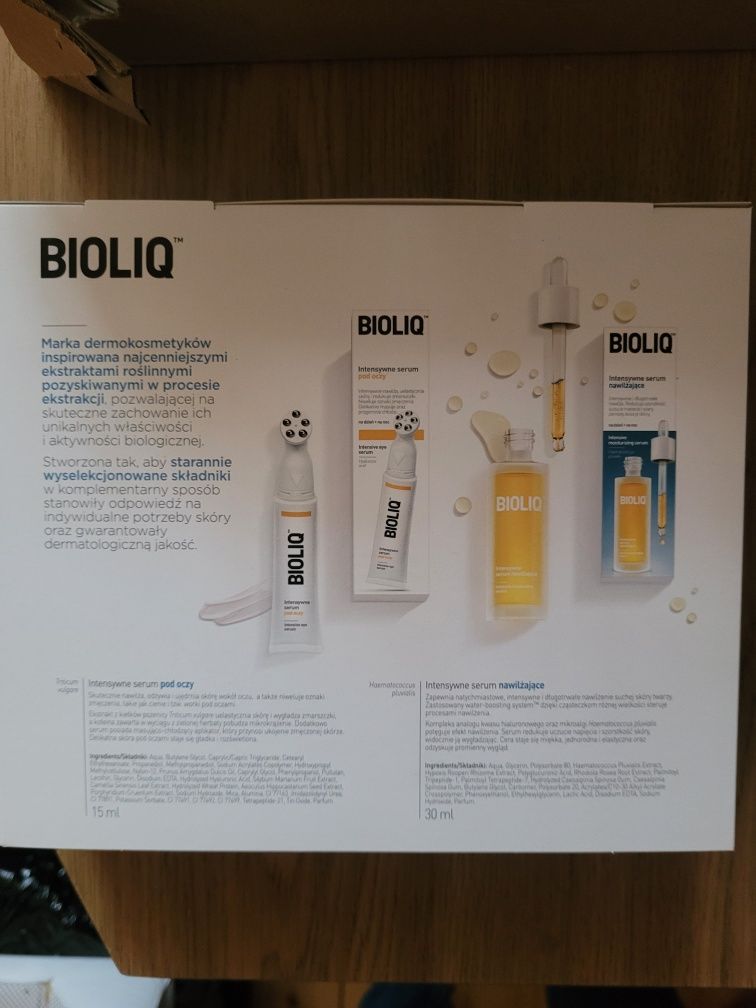 Zestaw Bioliq Pro Intensywne serum pod oczy i serum nawilżające