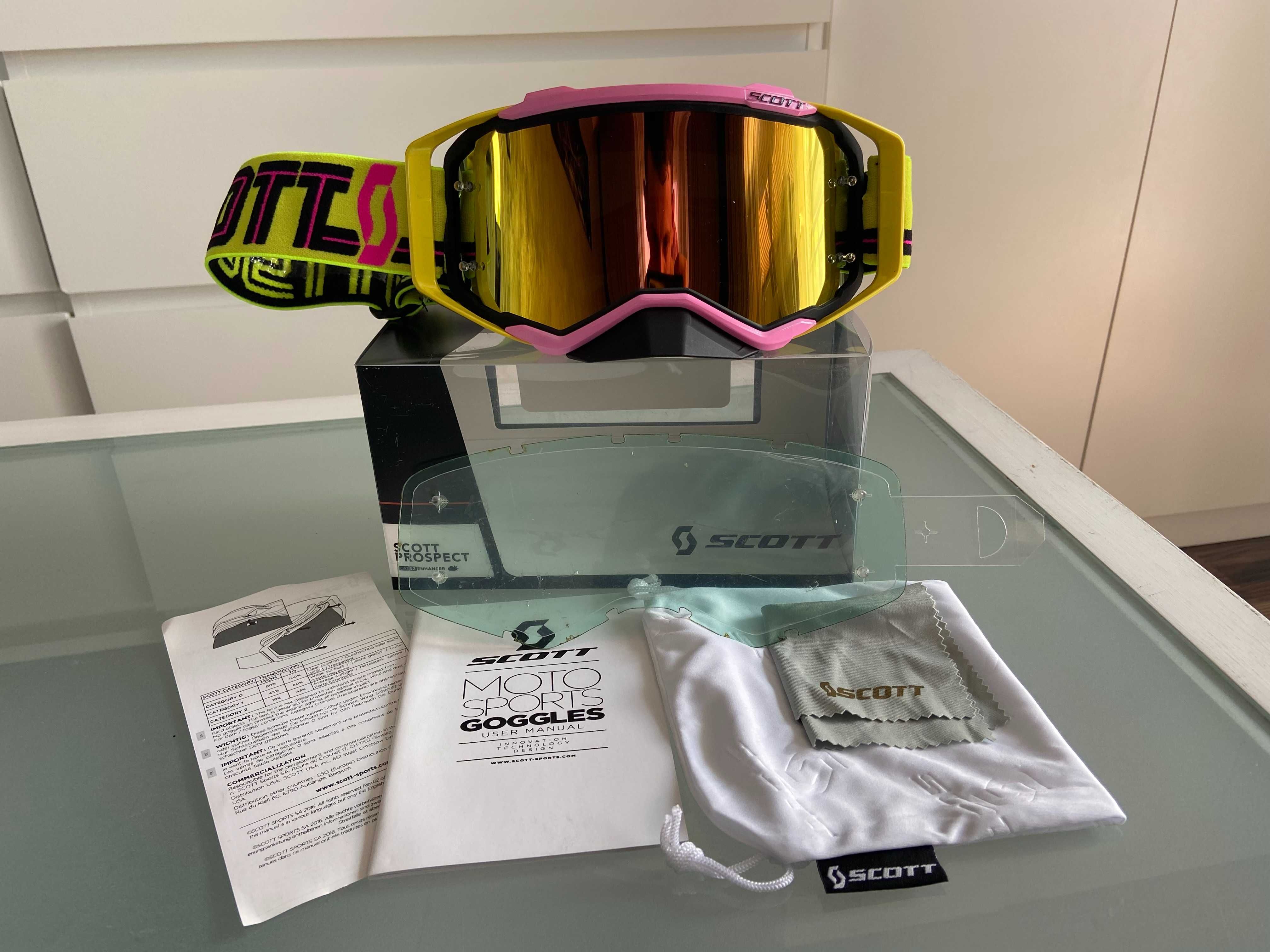 Gogle SCOTT Prospect old mx (cross,quad,enduro,mtb,dh, ski)