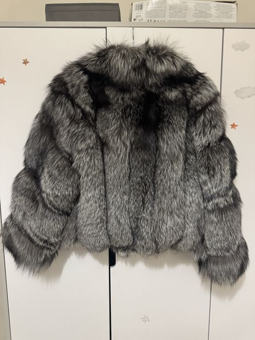 Новая шикарная шуба из чернобурки лиса Manzari s m l