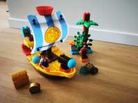 Zestaw Lego duplo statek piracki