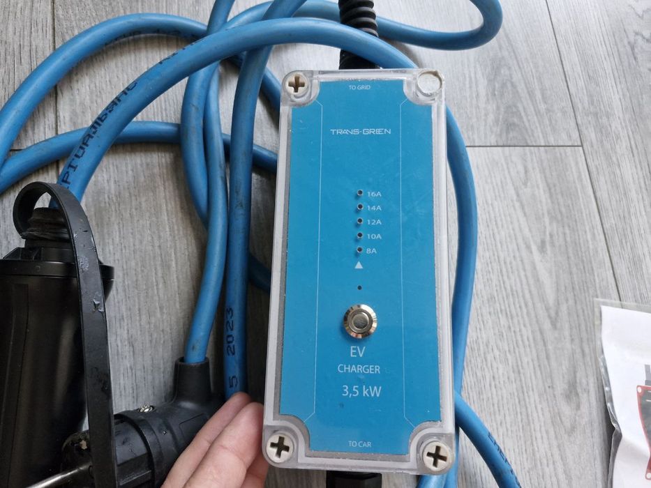 Зарядне для електромобіля type 1, 3.5 kw trans green