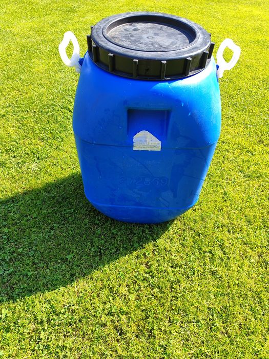 Plastikowa beczka do kiszenia ogórków, na deszczówkę , 60l