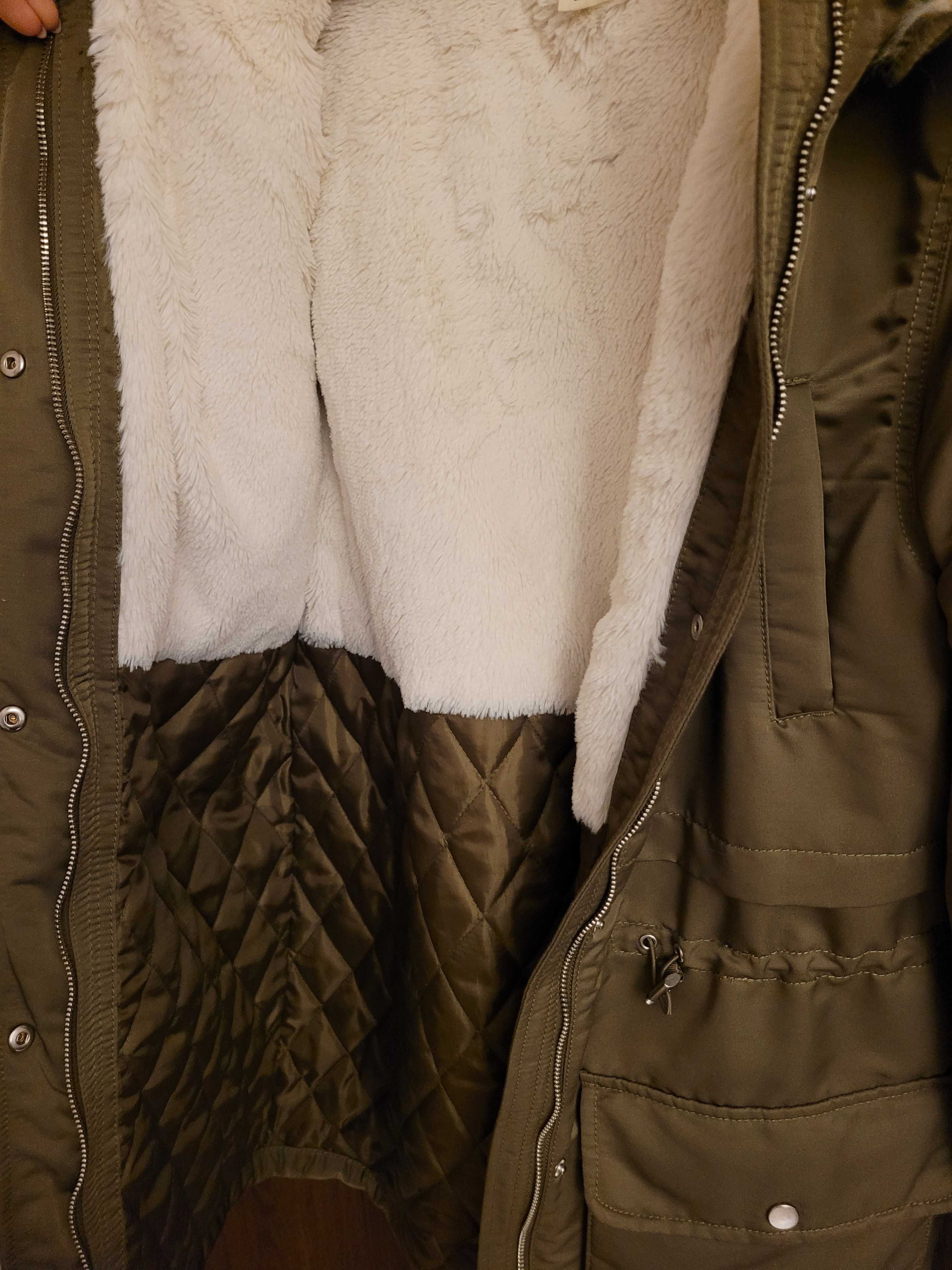 Parka kurtka płaszcz zima H&M r. 164 / 170