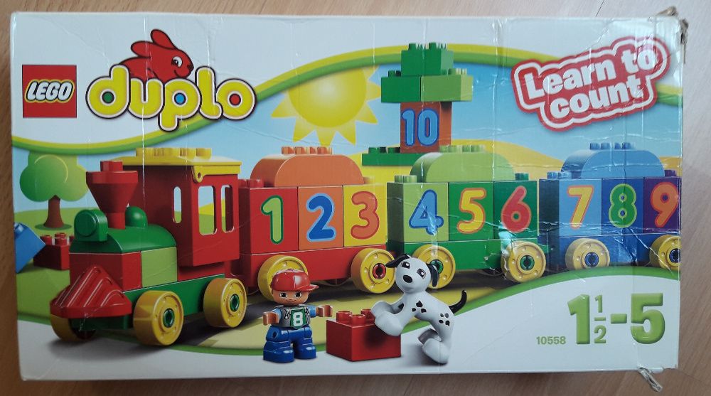 Klocki LEGO DUPLO Pociąg z cyferkami 10558