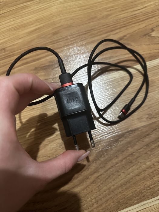 Kabel USB typu C 100 cm / 1 metr z ładowarką LG