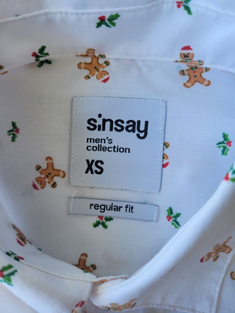 Koszula chłopięca Sinsay r.XS świąteczna