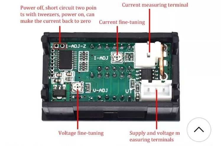 Вольтметр/амперметр DC 100V/10A (с резистором)