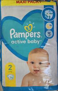 Підгузки Pampers Active Baby 2 (4-8 кг), 76 шт.