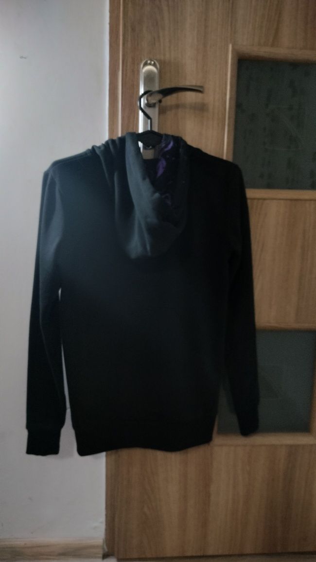 Bluza czarno-fioletowa