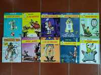 Coleção de 9 livros do Lucky Luke