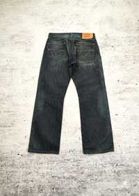 Spodnie Levi's Strauss 501 jeansowe dżinsy denim baggy r. 34/30