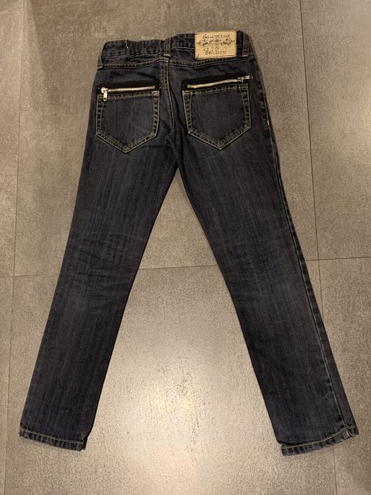 Spodenki jeansy golf 8 - 9 lat spodnie zestaw 128 - 138