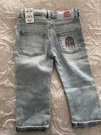 Dzinsy Zara nowe 92 cm. 18-24 miesiace jeansy jasne