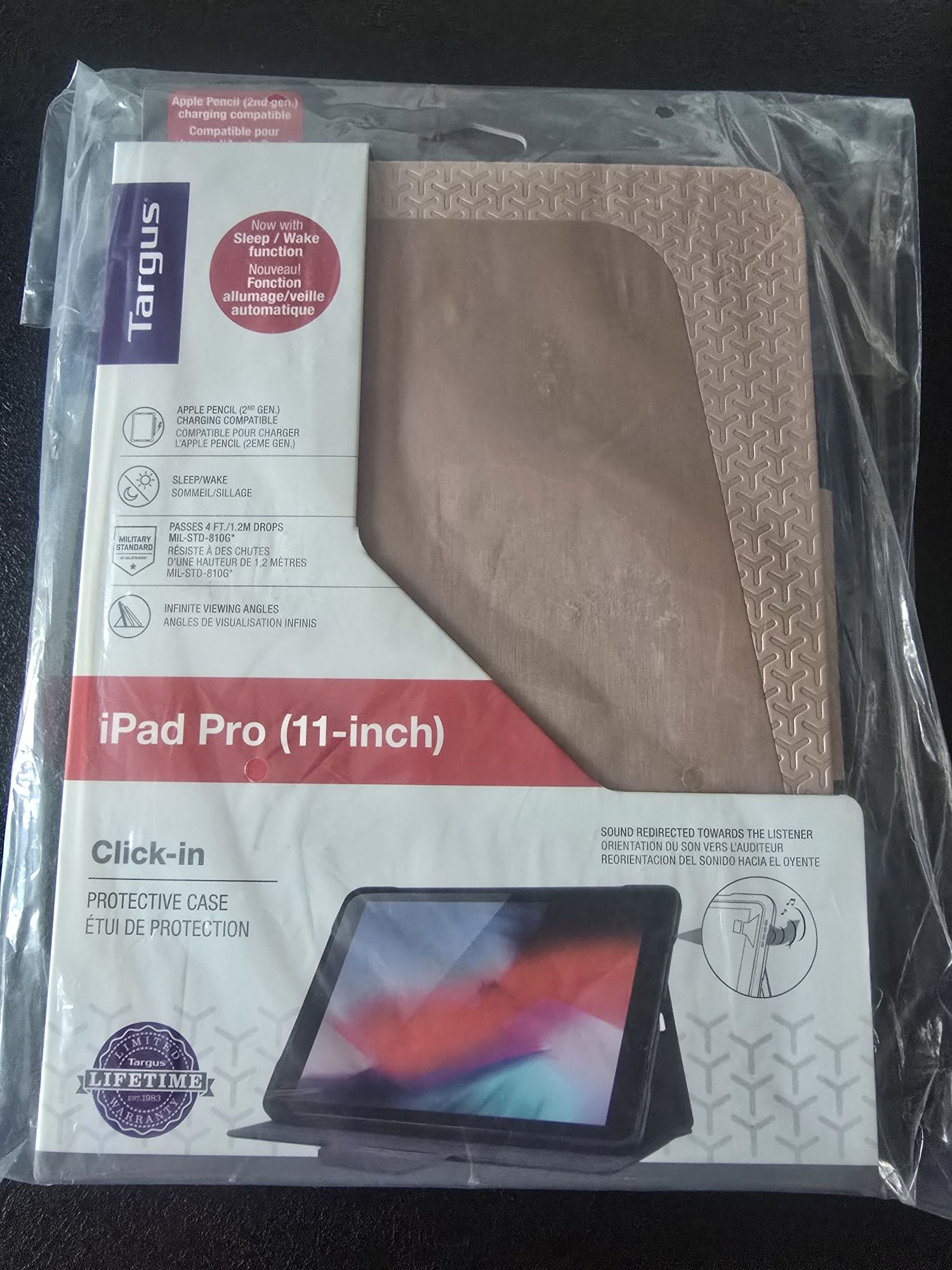 Targus Etui Click-In dla  iPada Pro 11" (Rose Gold) Apple