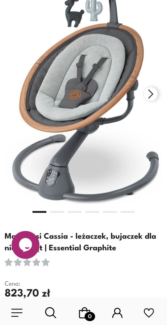 Maxi-Cosi Cassia - leżaczek, bujaczek dla niemowląt | Essential Graphi