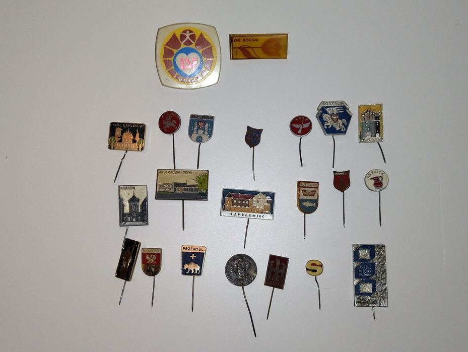 Wpinki przypinki PRL retro vintage