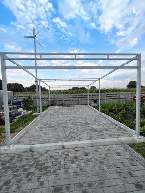 Konstrukcja stalowa garażu 5mb x 6mb