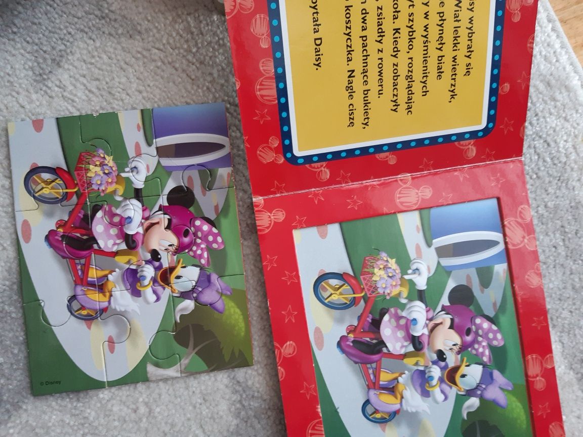 Zestaw książeczek puzzlowych: Kubuś puchatek, księżniczka Zosia i inne